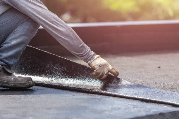 Professional Emergency Waterproofing technician working in Valparaiso, IN